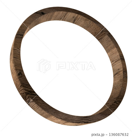 wooden frame isolated on white background wooden frame isolated on white background 136087632