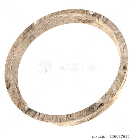 wooden frame on white background wooden frame on white background 136087633