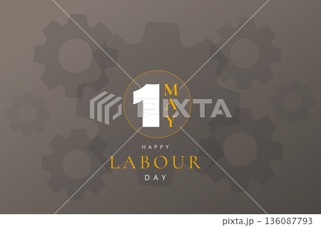 International Workers Day banner vector illustration. 136087793
