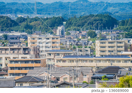 袋井市の愛野の街並み(静岡県) 袋井市の愛野の街並み(静岡県) 136089000