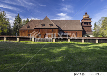 Articulating wooden articular church in Svaty Kriz, Slovakia 136089339