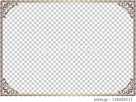 Elegant frame 136089531