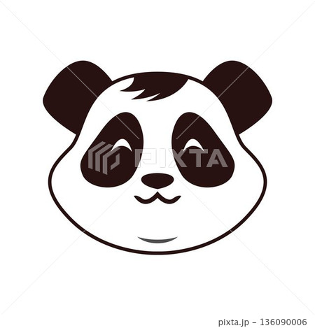 Panda icon image design 136090006