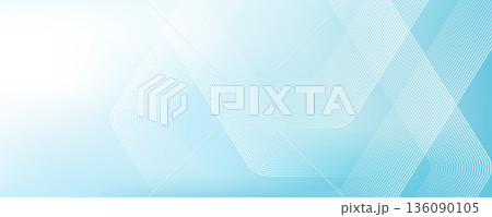 Modern medical or health care scientific abstract background with hexagons. Geometric stripe line art design for poster, brochure, cover, banner, header, website, presentation template 136090105
