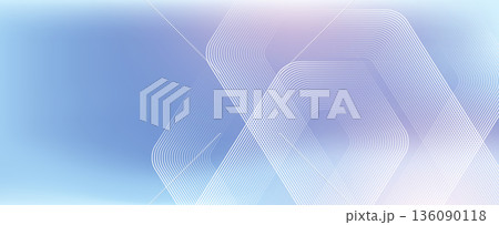 Modern medical or health care scientific abstract background with hexagons. Geometric stripe line art design for poster, brochure, cover, banner, header, website, presentation template 136090118