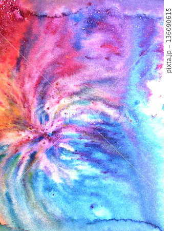 Vibrant splash of colour watercolor paints background Vibrant splash of colour watercolor paints background 136090615