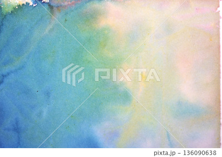 Vibrant splash of colour watercolor paints background Vibrant splash of colour watercolor paints background 136090638
