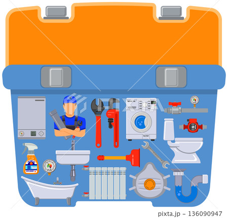 Plumbing Service Concept Plumbing Service Concept 136090947