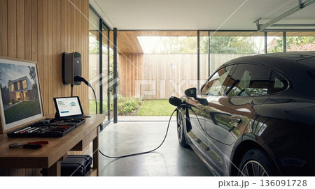 Property insurance for premium garage with electric vehicle 136091728