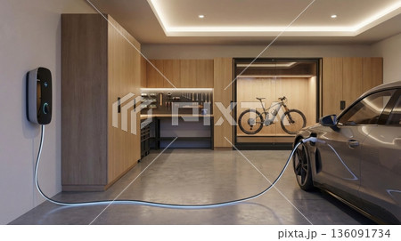 Property insurance for premium garage with electric vehicle 136091734