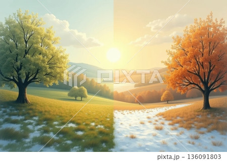 Crypto Market Cycle as Four Seasons in One Landscape Crypto Market Cycle as Four Seasons in One Landscape 136091803