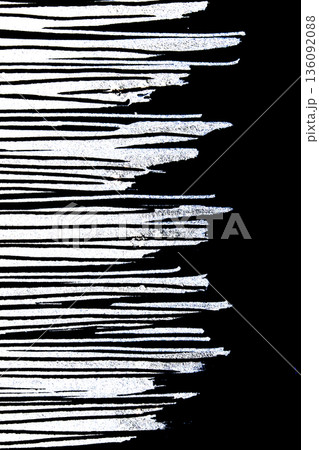 Thick Ink Pen Paint Black Lines on White Background Zebra Skin Barcode Shapes Thick Ink Pen Paint Black Lines on White Background Zebra Skin Barcode Shapes 136092088