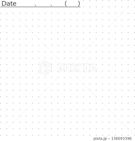 ドットノートのダイアリー背景イラスト Aタイプ ドットノートのダイアリー背景イラスト Aタイプ 136093396