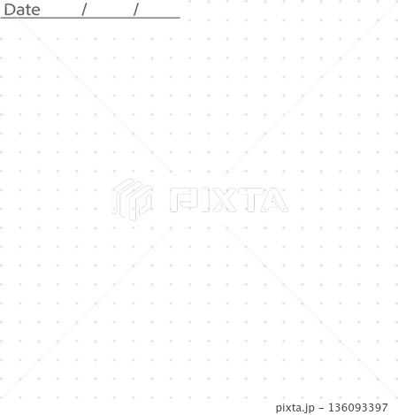 ドットノートのダイアリー背景イラスト Bタイプ ドットノートのダイアリー背景イラスト Bタイプ 136093397
