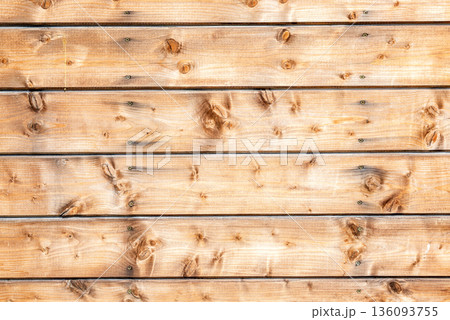 Wooden planks with natural patterns as creative background 136093755