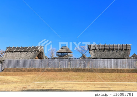 【佐賀県】快晴下の吉野ヶ里歴史公園（蔵と市） 136093791