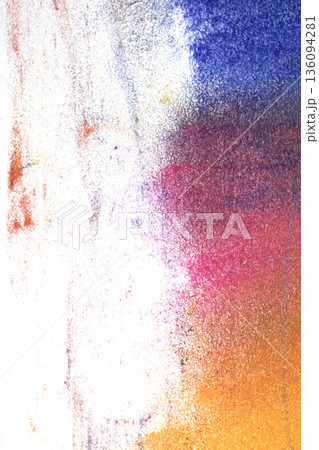 Blended background pastel chalk grain colour gentle rainbow powder 136094281