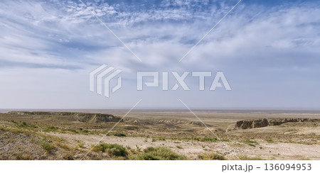 カザフスタン・マンギスタウ州 ウスチュルト台地 / Ustyurt Plateau カザフスタン・マンギスタウ州 ウスチュルト台地 / Ustyurt Plateau 136094953
