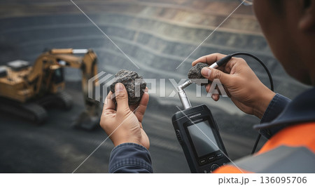 レアメタル探査のための地質サンプリングと評価解析 レアメタル探査のための地質サンプリングと評価解析 136095706