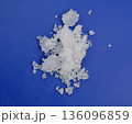 Zinc nitrate on the beige background 136096859