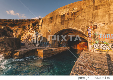 Abandoned Submarine Bunker in Porto Palermo Albania 136098130