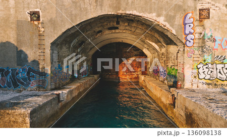 Porto Palermo Submarine Bunker Entrance Porto Palermo Submarine Bunker Entrance 136098138