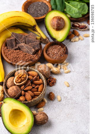 Products containing natural magnesium Mg 136098785