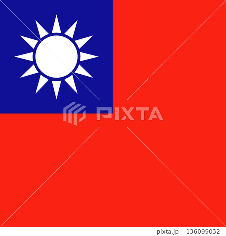 Taiwan - square flag Taiwan - square flag 136099032