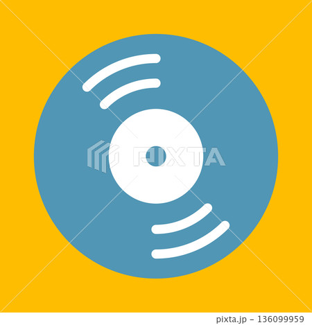 レコードのカラーアイコン レコードのカラーアイコン 136099959