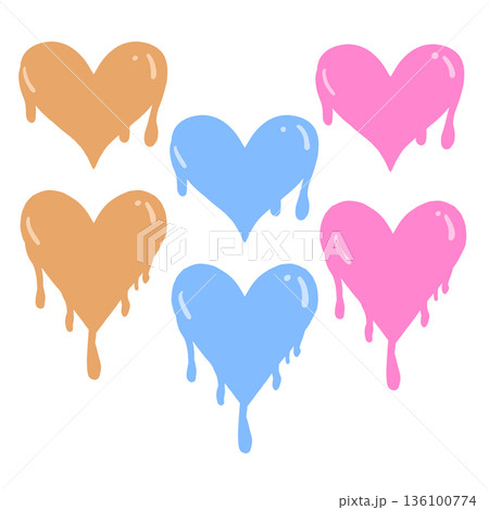 溶けてるハート1 溶けてるハート1 136100774