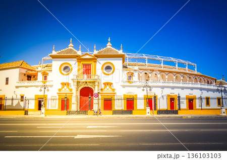 The bull arena of Seville, Spain The bull arena of Seville, Spain 136103103