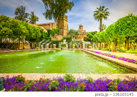 The famous Alcazar in Cordoba, Spain 136103145