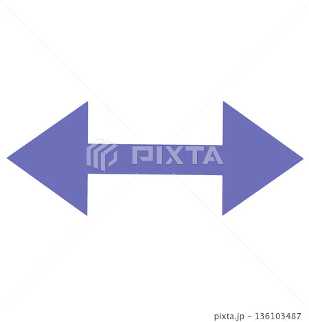 双方向矢印 136103487