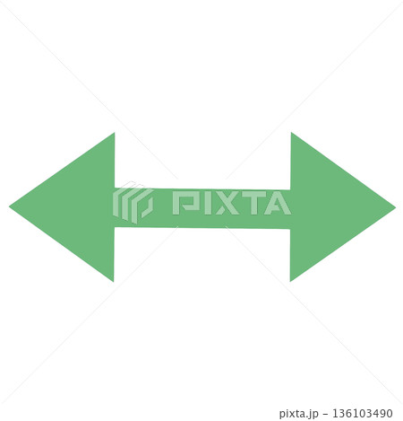 双方向矢印 136103490