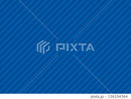 クラフト紙に斜めストライプブルー クラフト紙に斜めストライプブルー 136104364