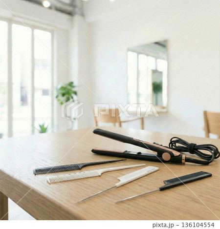 美容室イメージ　器具　備品　道具 136104554