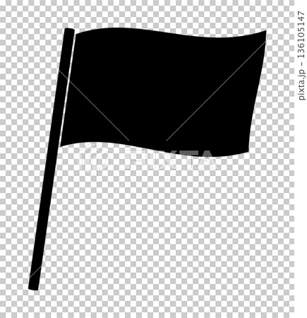 Flag silhouette Flag silhouette 136105147