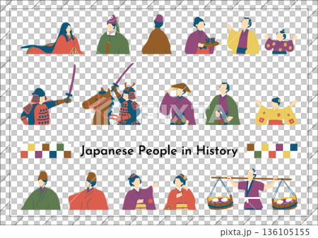 Japanese historical figures 136105155