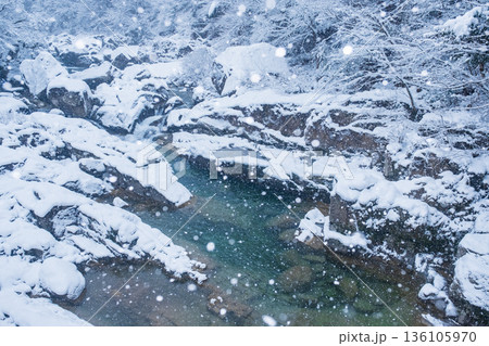 佐見川峡（冬） 136105970