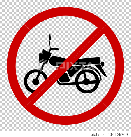 No Motorcycle Traffic 136106769