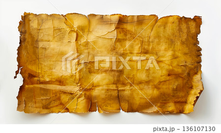 Aged Ancient Manuscript on Textured Background Aged Ancient Manuscript on Textured Background 136107130