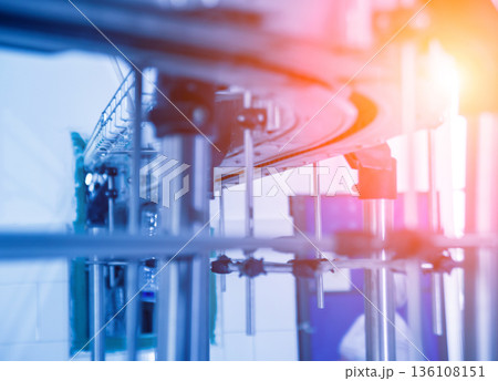 The plastic bottle blowing machine. PET preforms for blowing of plastic bottles 136108151