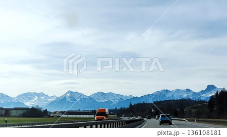 Interlaken, Switzerland - March 17 2023: Surrounding View of Mountanious Interlaken Interlaken, Switzerland - March 17 2023: Surrounding View of Mountanious Interlaken 136108181