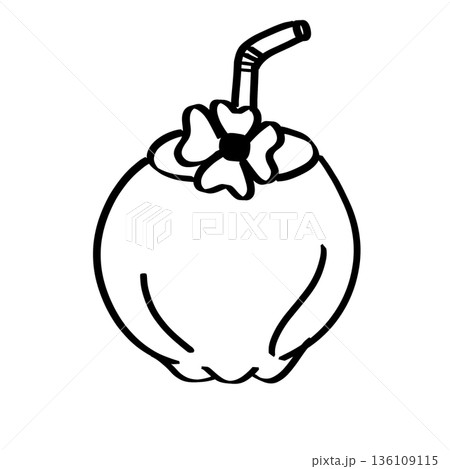 Summer outline cute tattoo decorations 136109115