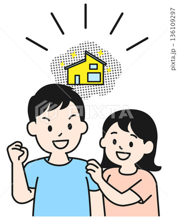 マイホームを購入した夫婦 136109297