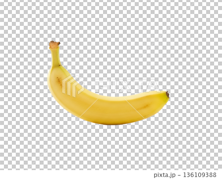 黄色いバナナのPNG画像です。 136109388