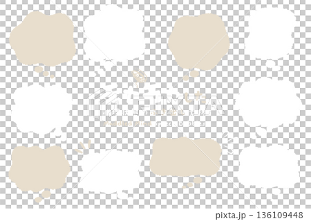 Speech bubble material for a vague mental state 136109448