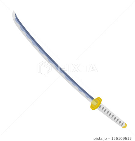 日本刀のアイコン 136109615