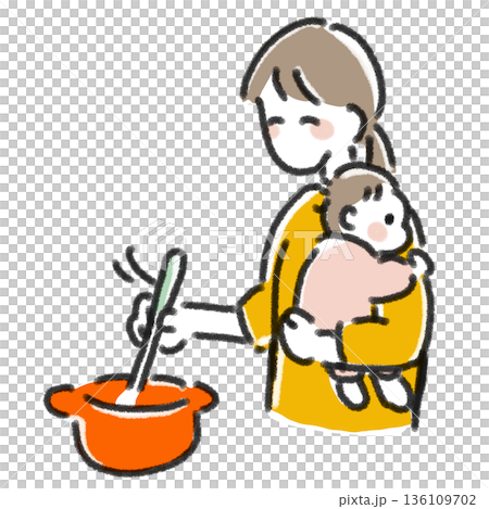 赤ちゃん,ベビー,乳幼児,母親,お母さん,親子,食事,離乳食,ミルク,哺乳瓶,準備,育児,子育て,日 赤ちゃん,ベビー,乳幼児,母親,お母さん,親子,食事,離乳食,ミルク,哺乳瓶,準備,育児,子育て,日 136109702