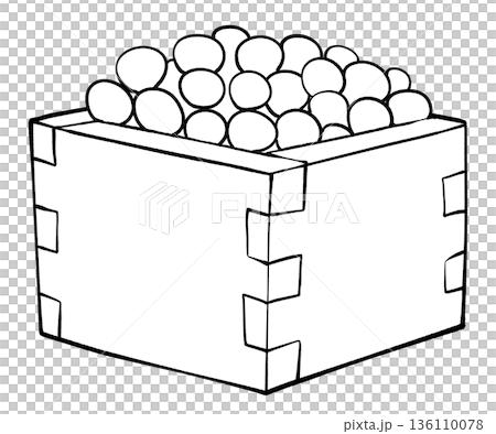 枡に入った大豆 136110078